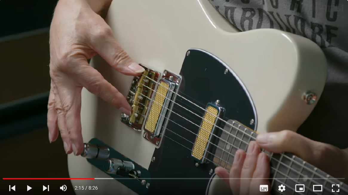 Video bij de test van de Fender Gold Foil Telecaster 