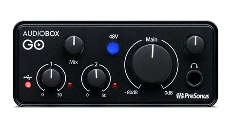 PreSonus AudioBox Go usb-C audio-interface