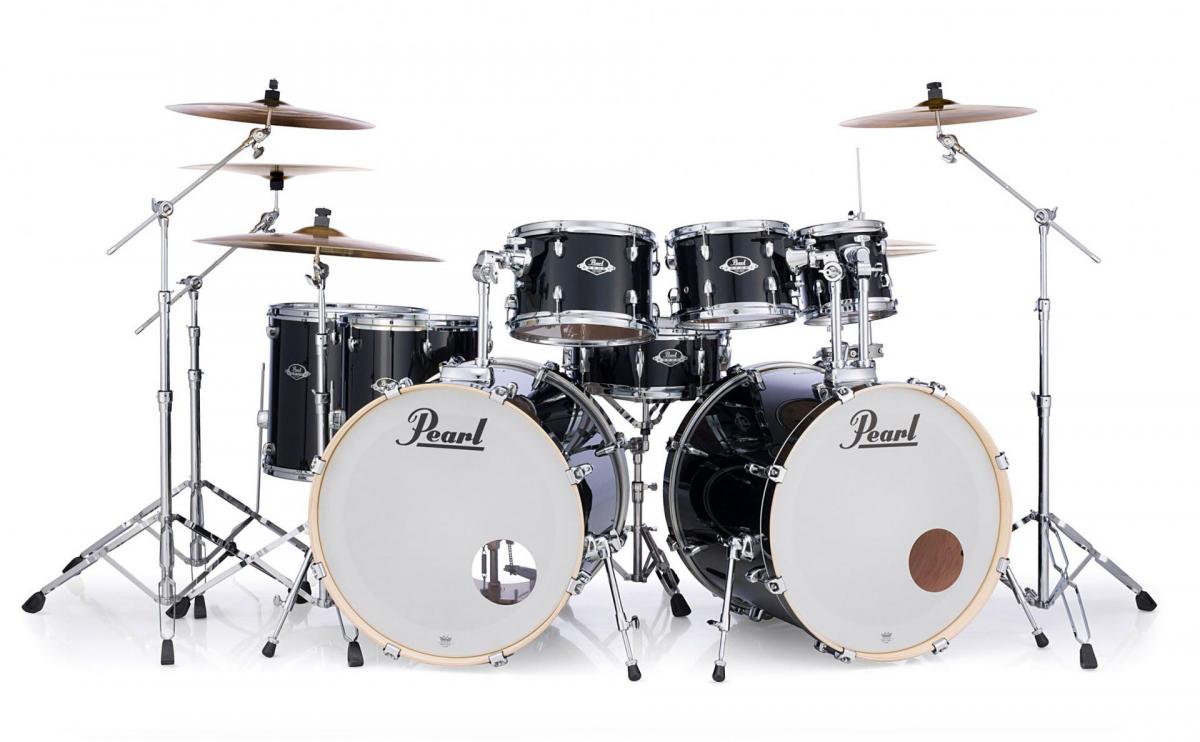 Pearl Export drums in drie configuraties 