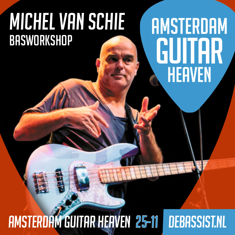 Michel van Schie voor workshop en concert naar Amsterdam Guitar Heaven, zaterdag 25 november