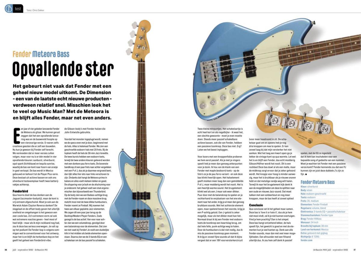 Fender Meteora Bass