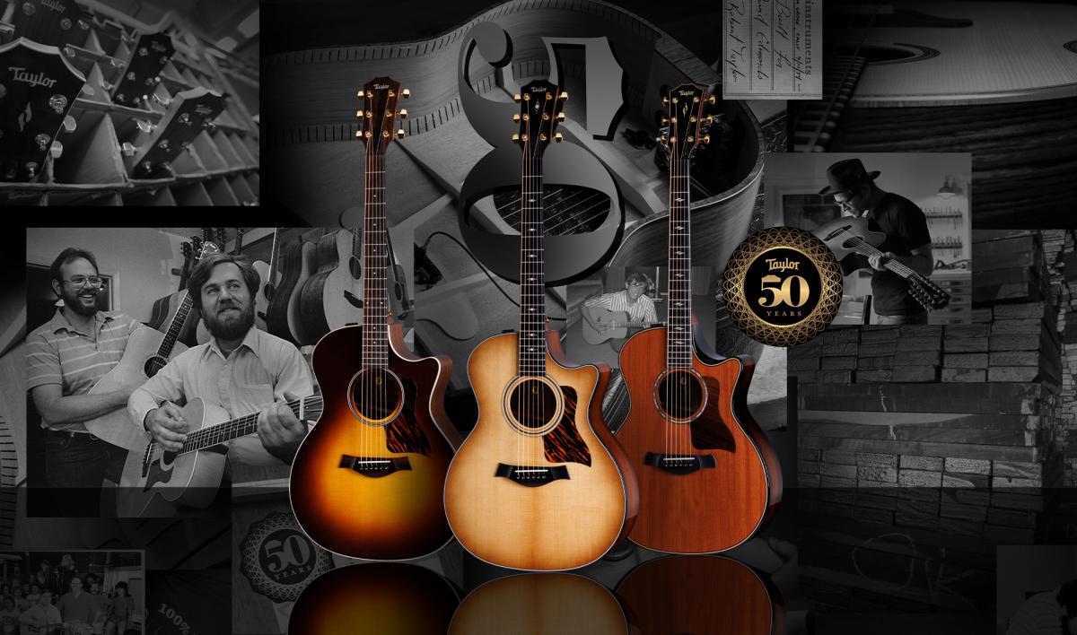 NAMM 2024: Taylor viert 50 jaar van hoogwaardige akoestische gitaarbouw 