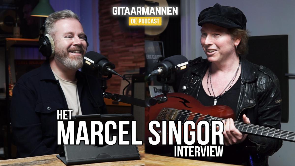 Marcel Singor in nieuwe aflevering van Ed Struijlaart's 'Gitaarmannen - De Podcast'