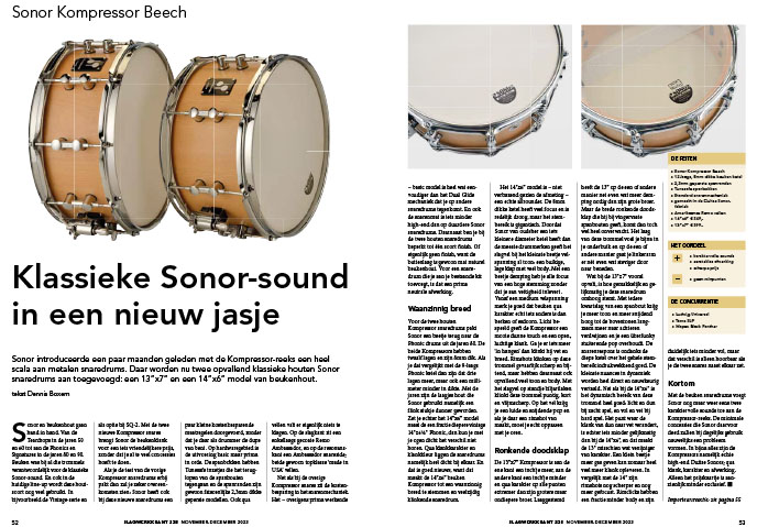 Sonor Kompressor Beech