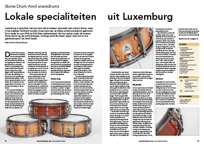 Stone Drum Anvil snaredrums