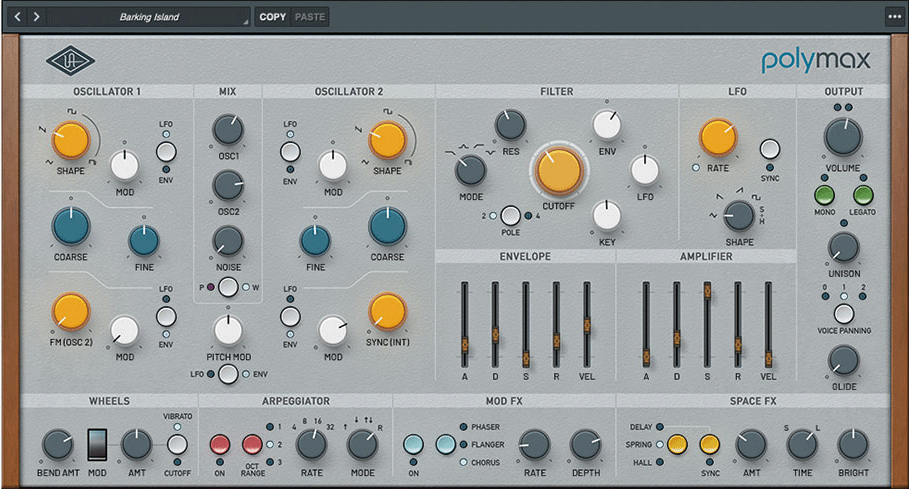Freeware: Universal Audio PolyMax Synth