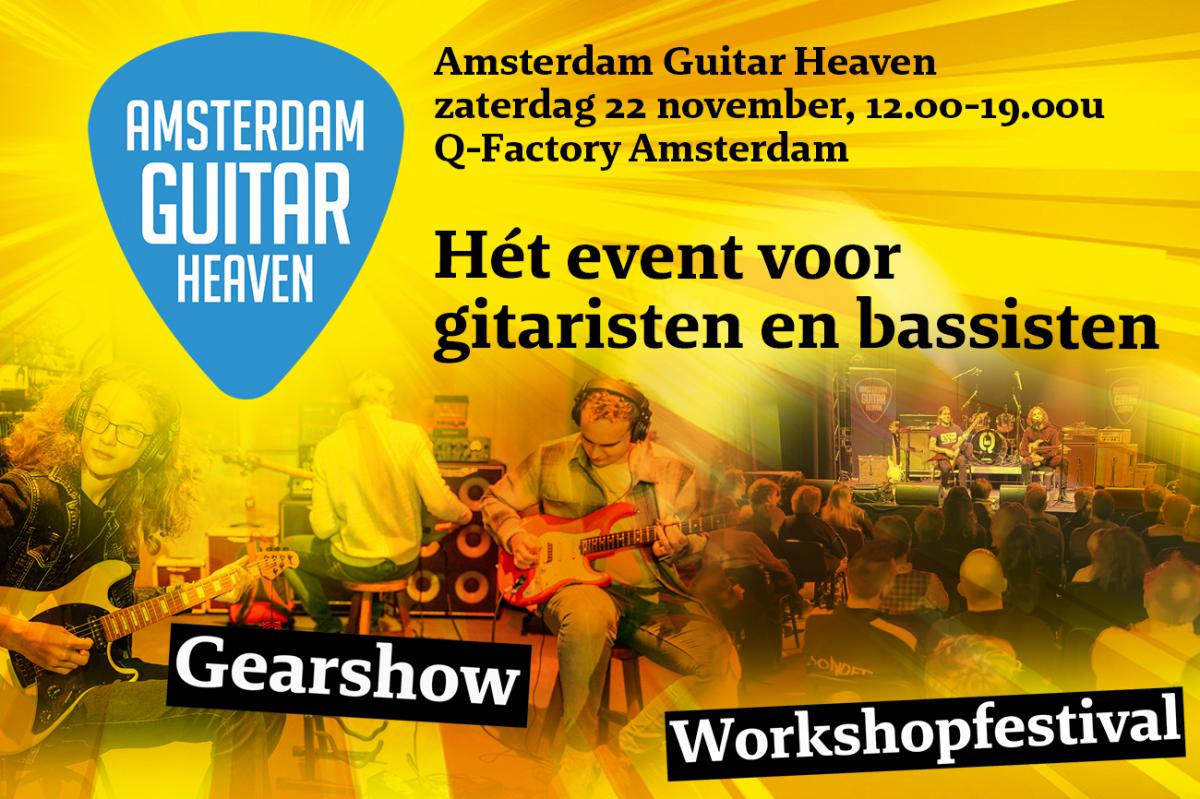 Amsterdam Guitar Heaven 2025 - de kaartverkoop is begonnen! 