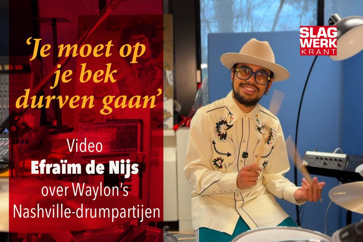 Video 'Efraïm de Nijs en Waylon’s Nashville drumpartijen'