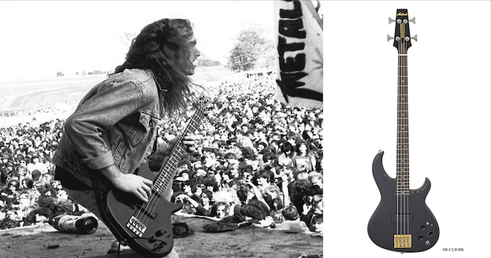 Aria Pro II SB-CLB Cliff Burton Signature