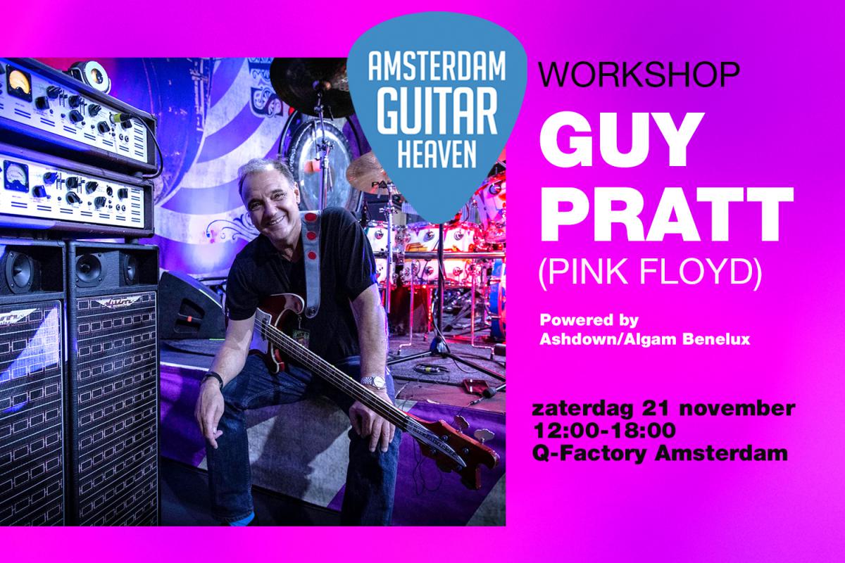 Pink Floyd-bassist Guy Pratt komt naar Amsterdam Guitar Heaven - zaterdag 21 november 